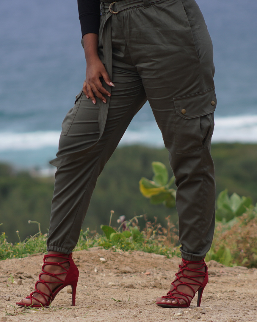 Rosy Pena Patterns Luisa Trousers with Cargo Pockets