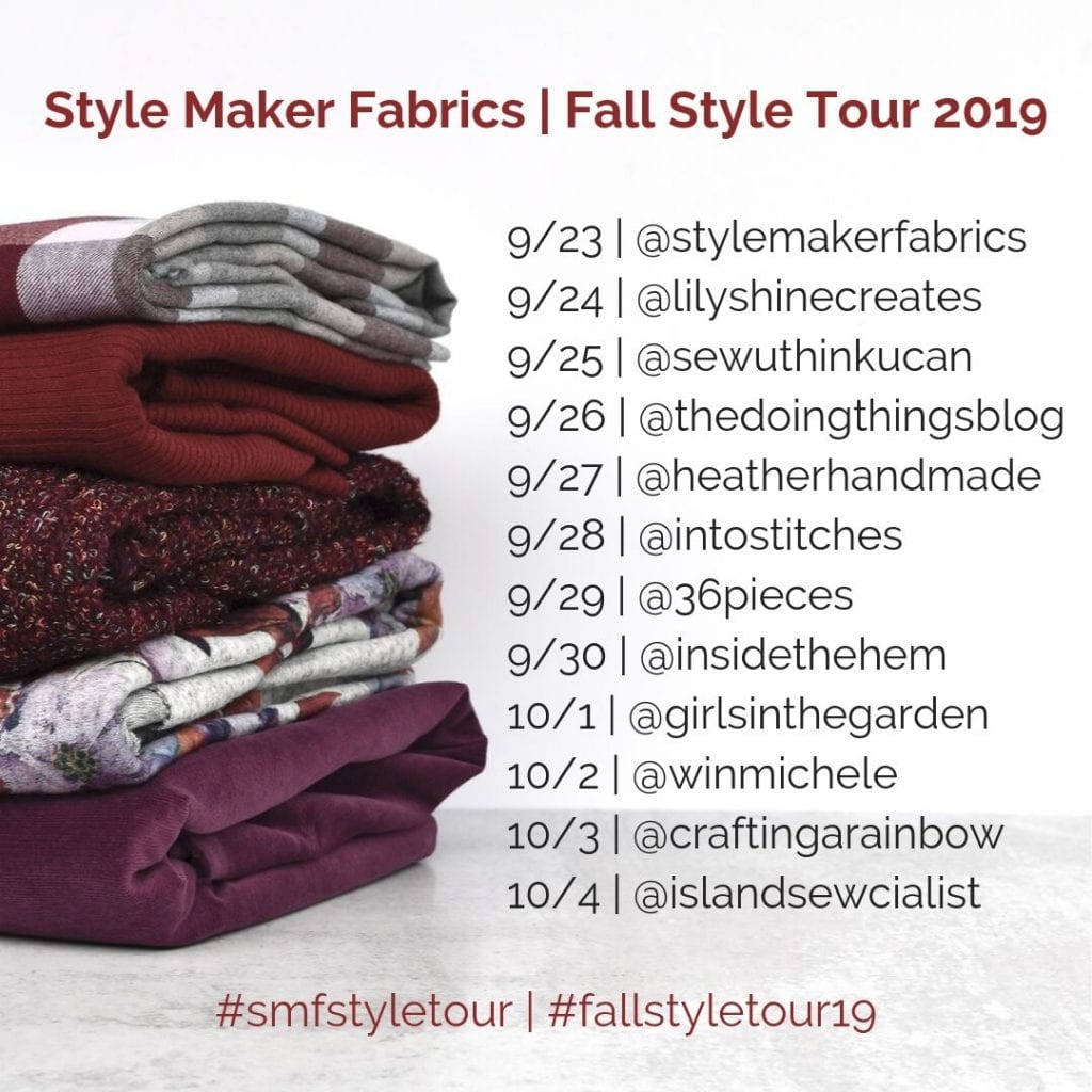 Style Maker Fabrics Fall Style Tour Bomber Jacket